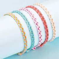 Random Color Block Bracelet (5 Pieces)