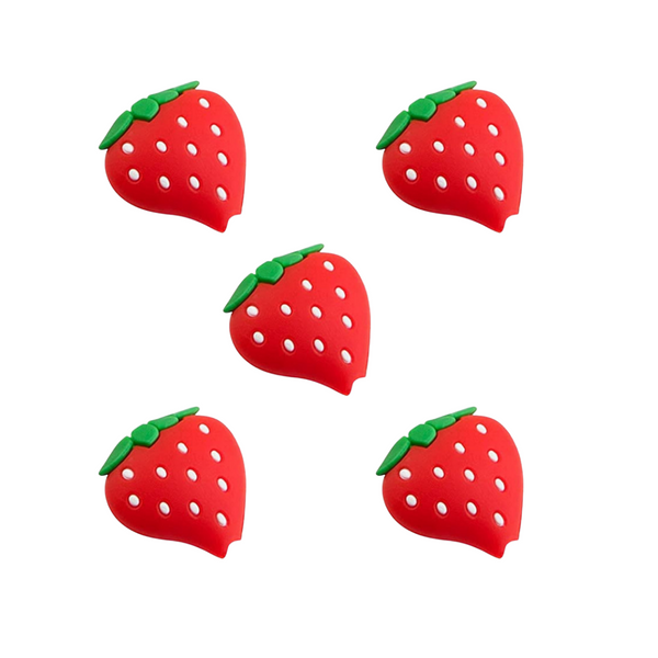 Phone Cable Protector- Identifier - Strawberry - 5 Pack