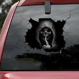 Skeleton Pattern Car Sticker